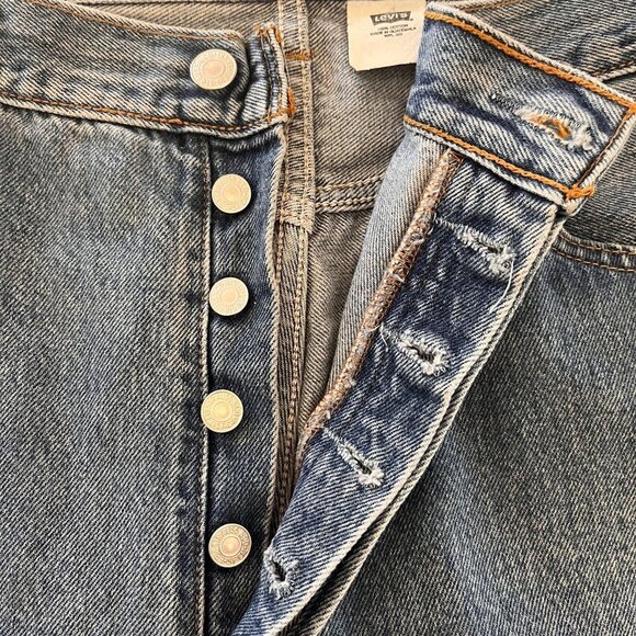 Vintage Levis 501 Jeans‎ Mens 38 (36x28.5) Original Button Down Fly Straight Leg - Picture 6 of 10